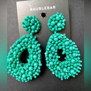 Baublebar Chunky faux turquoise earrings